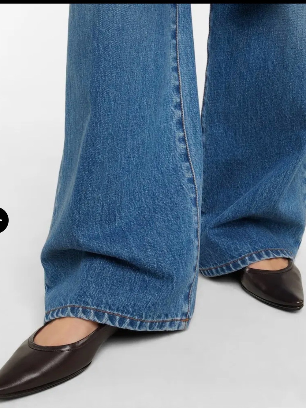The Row Claudette Leather Ballet Flats